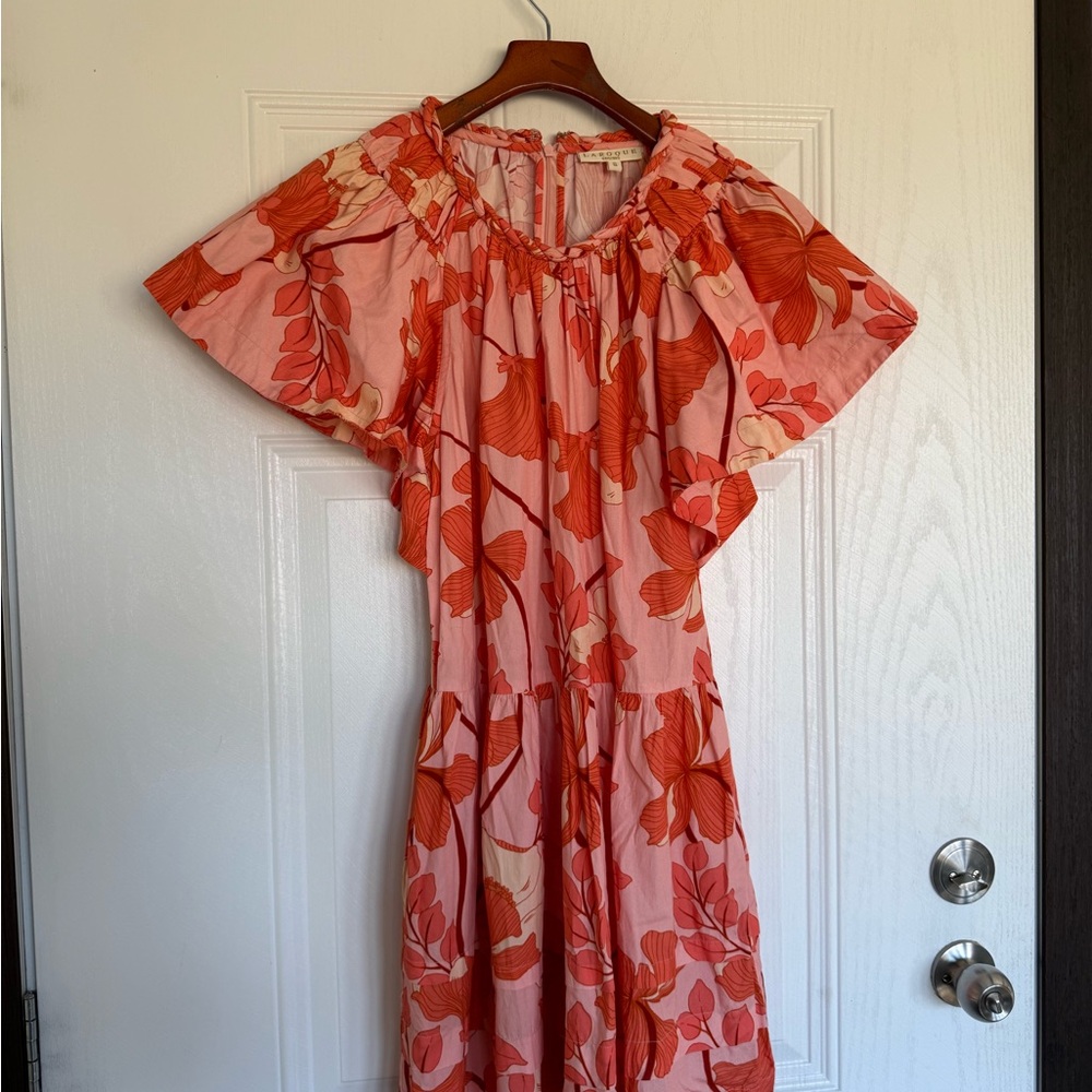 Laroque Margo Dress In The Sorbet Bloom Pattern - S View 2